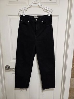 Everlane Way-High Jeans Size 28 - Coal BlaWomen’s Black High-Rise Straight Jeans